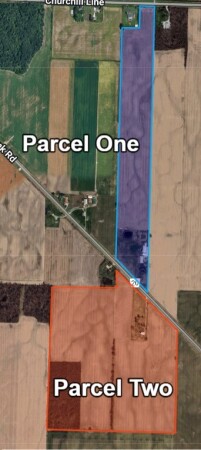 SOLD!!! 2-Parcel Farmland Auction for Joyce Crowe of Sarnia