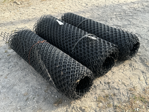 (3) Rolls of 48"H Plastic Snow Fence