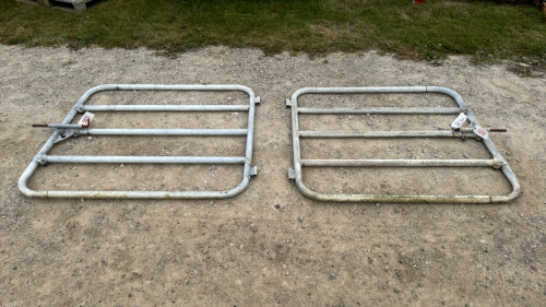 2x 50" Galvanized Heavy Duty Gates 48"H