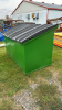 Slant Top Garbage Bin 70"Lx 36"D x 42"H at Tallest - 2