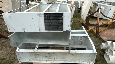 (3) Assorted Metal Bins out of Service trucks