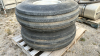 Pair of Goodyear 11.00-16 Tires & 8 Bolt Rims - 2