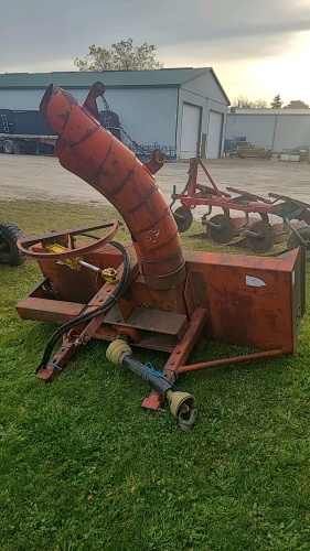 7ft Single Auger Snowblower with Hydraulic Chute