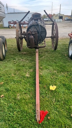 Horse Drawn Sprayer on Steel