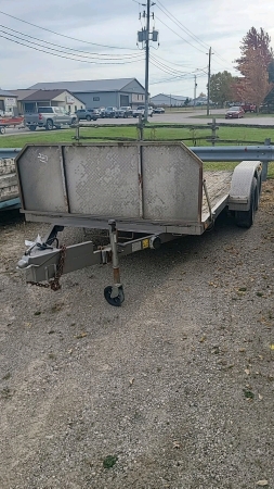 2003 15.5ft x 6ft 8in Tandem Flatbed Trailer