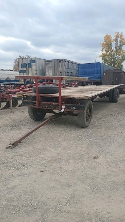 34ft Bale Wagon on Truck Frame Gear