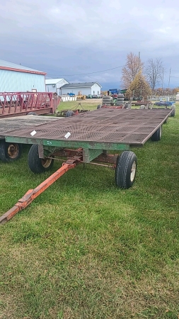 20ft x 9ft Steel Flat Rack Wagon