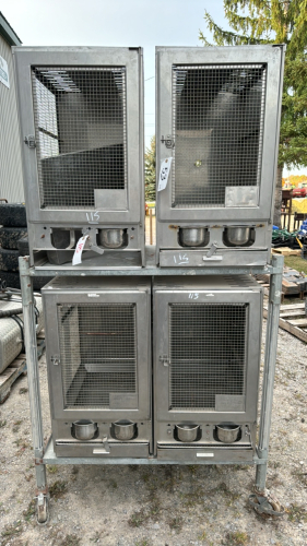 Stainless Steel Four Cage Portable Units