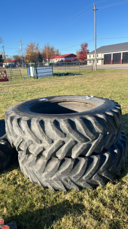 Pair of Goodyear 20.8R42 Tires and Tubes