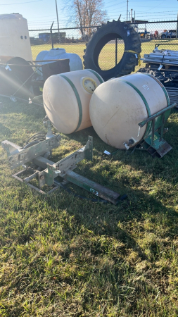 John Deere 200 Gallon Saddle Tanks with Frame