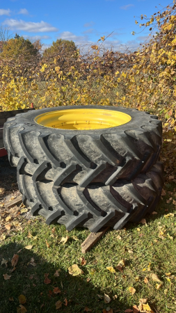 BKT 480/80R42 Tires on JD Step-Up Rims