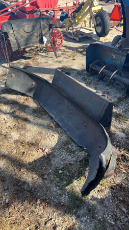 Rubber 7.5ft Push Blade for Skid Steer