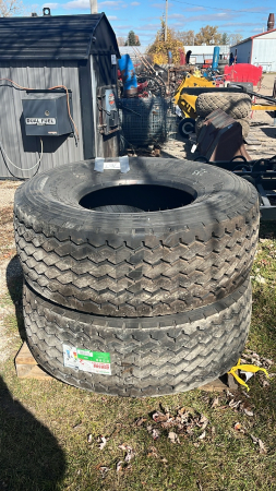 Unused Pair of Double Star 445/65R22.5 Tires