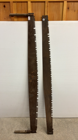 1 Cross Cut Saw and 1 Cross Cut Saw Blade with No Handles