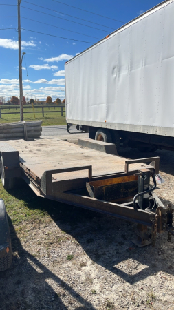 17ft x 78in Tandem Tilt Deck Trailer