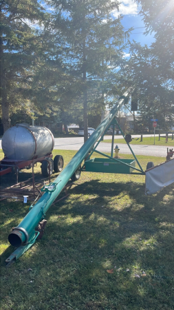 GEA Houle 8in Manure Fill Pipe on Transport