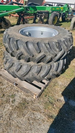 Pair of Titan 14.9-28 Tires and Rims