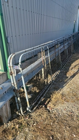 3x 17ft 8in Woven Wire Gates