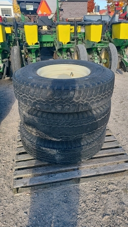 Lot of 3 10.00-20 Tires on Rims