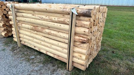 94x 8ft x 4" Cedar Posts - Price Per Post