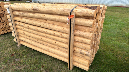 96x 8ft x 4" Cedar Posts - Price Per Post