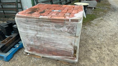 10 Pallets of Red Clay Bricks (See Notes)