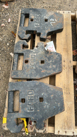 (3) Ford Tractor Weights