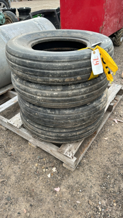 Set of (4) Implement Tires Uniroyal 7.60-15SL