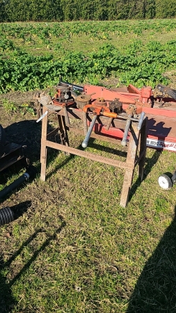 Lot of Pipe Threaders and Cutter with Pipe Vise