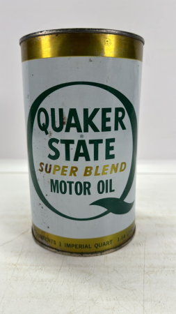 Quaker State Super Blend Motor Oil Tin