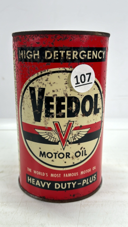 Veedol Motor Oil One Imperial Quart Tin