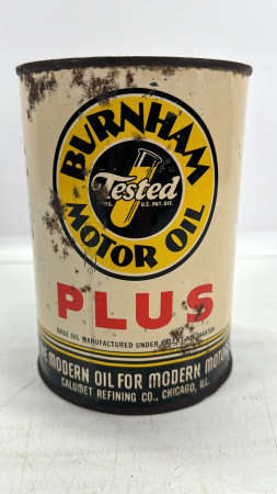 Burnham Motor Oil One US Quart Tin