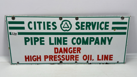 Cities Service Porcelain Sign