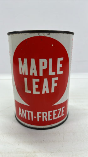 Maple Leaf Antifreeze 1 Imperial Quart Tin