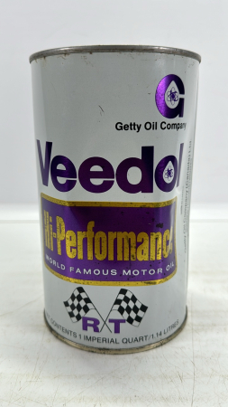 Veedol High Performance Motor Oil Tin