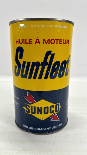 Sunoco Sunfleet Motor Oil 1 Imperial Quart Tin