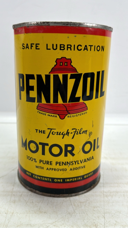 Pennzoil Tuff Film Motor Oil Tin