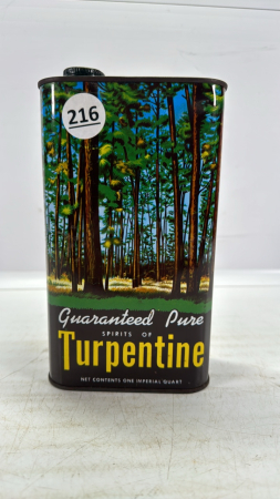 Turpentine One quart Tin