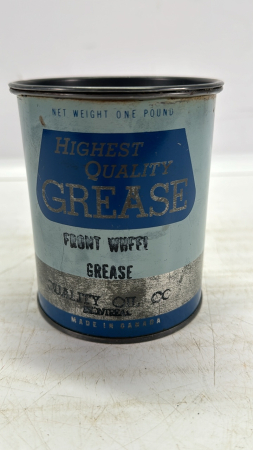 Quality Oil Company Front Wheel Grease Tin