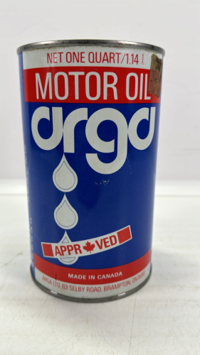 Argo Motor Oil One Quart Tin