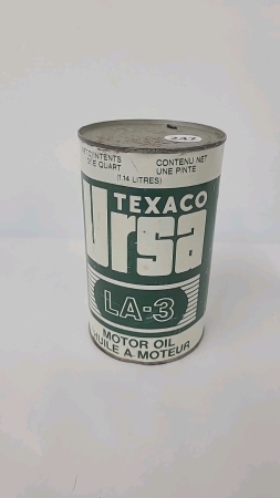 Texaco LA-3 Motor Oil One Quart Tin