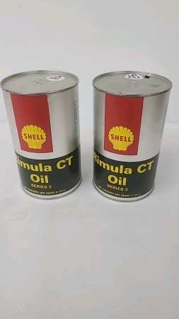 (2) Shell Rimula CT Oil Cardboard