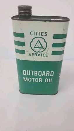 Cities Service Outboard Motor Oil Tin