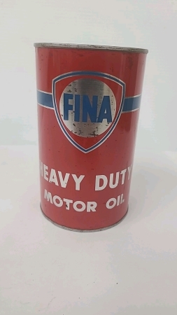 Fina Heavy Duty Motor Oil One Imperial Quart Tin