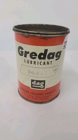 Gredag Lubricant 1lb Grease Tin with Contents