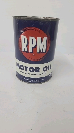 RPM Motor Oil One Quart Tin