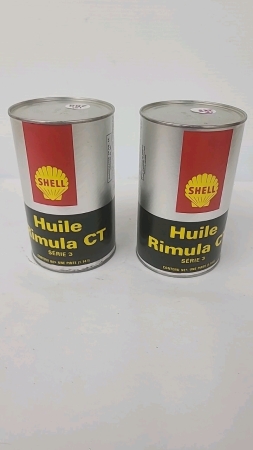 (2) Shell Rimula CT Oil One Quart Carboard Cans