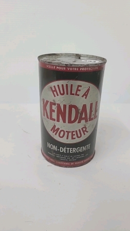 Kendall Motor Oil One Quart Tin