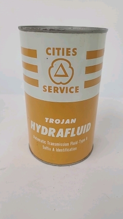 Cities Service Trojan Hydrafluid Tin