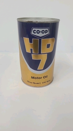 Co-Op HD7 Motor Oil One Quart Tin